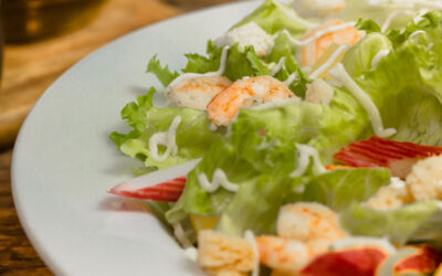 Indulge in a Creamy Crunchy Shrimp Salad