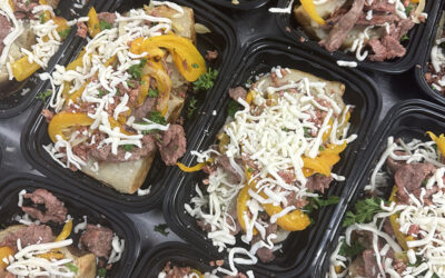 Elevate Your Baked Potato Game with Our Loaded Philly Cheesesteak